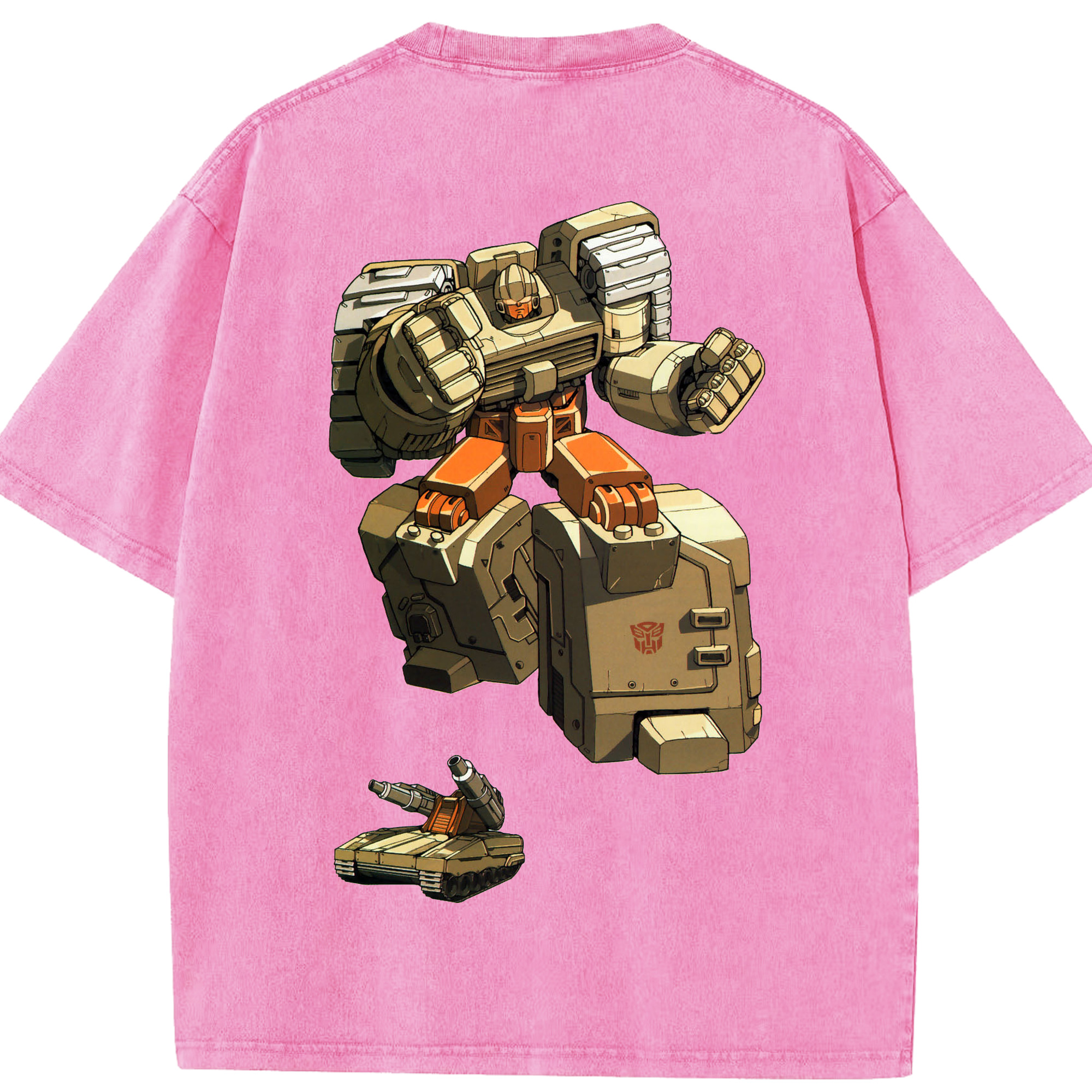 （画像用）  綿100% ヴィンテージ風 半袖Tシャツ（背面プリント）